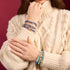 Lapis Flame | .925 Sterling Silver | Firefly Glass Bracelet